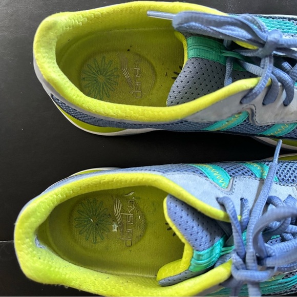 Dansko Athletic Shoes Blue and Green Breathable Mesh - Picture 5 of 9